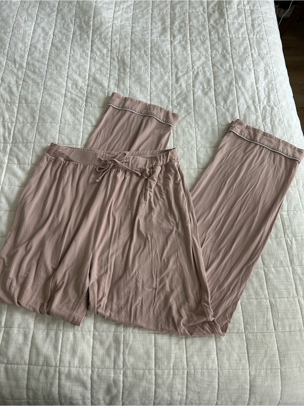 Cozy Earth Large Tall Women’s Soft Sleep Pants in Dusty Rose